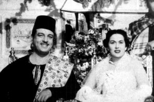 أنور وجدي وليلى مراد في مشهد من فيلم ليلى بنت الفقراء